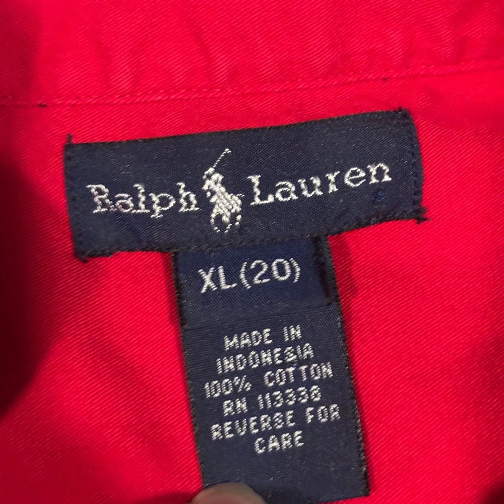 Ralph Lauren Boys Button Down Shirt XL Cotton Preppy Old Money Minimalist 21332